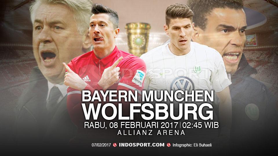Bayern Munchen vs Wolfsburg. - INDOSPORT